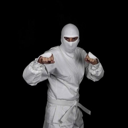 White Ninja Uniform | Free 2-Day Shipping